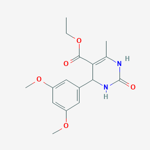 Ethyl 4-(3,5-dimethoxyphenyl)-6-methyl-2-oxo-1,2,3,4-tetrahydropyrimidine-5-carboxylate