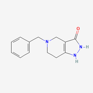 5-Benzyl-1,2,4,5,6,7-hexahydropyrazolo[4,3-C]pyridin-3-one