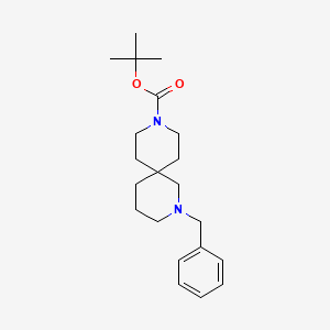 Tert-butyl 2-benzyl-2,9-diazaspiro[5.5]undecane-9-carboxylate