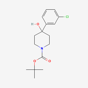 Tert-butyl 4-(3-chlorophenyl)-4-hydroxypiperidine-1-carboxylate