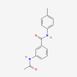 3-acetamido-N-(4-methylphenyl)benzamide