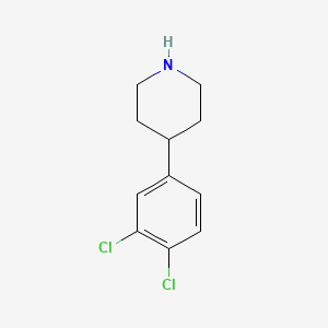 molecular formula C11H14Cl3N B1504452 4-(3,4-Dichlorophenyl)piperidine CAS No. 99329-54-1