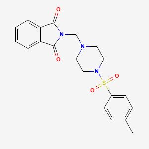 molecular formula C20H21N3O4S B15044580 2-({4-[(4-methylphenyl)sulfonyl]piperazin-1-yl}methyl)-1H-isoindole-1,3(2H)-dione 