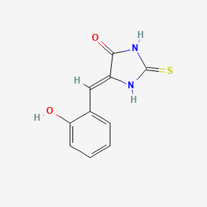 (5Z)-5-[(2-hydroxyphenyl)methylidene]-2-sulfanylideneimidazolidin-4-one