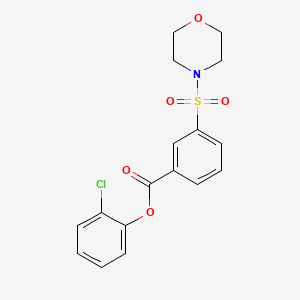 2-Chlorophenyl 3-(morpholin-4-ylsulfonyl)benzoate