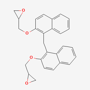 2-{[(1-{[2-(2-Oxiranylmethoxy)-1-naphthyl]methyl}-2-naphthyl)oxy]methyl}oxirane