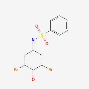 Benzenesulfonamide, N-(3,5-dibromo-4-oxo-2,5-cyclohexadien-1-ylidene)-