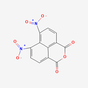 molecular formula C12H4N2O7 B15044696 6,7-Dinitro-benzo[de]isochromene-1,3-dione CAS No. 3807-78-1