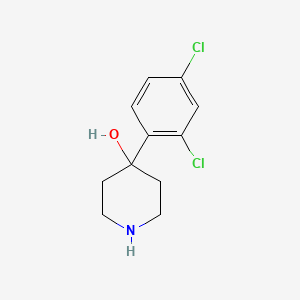 molecular formula C11H13Cl2NO B1504473 4-(2,4-Dichlorophenyl)-4-piperidinol CAS No. 945423-04-1