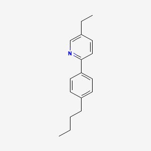 molecular formula C17H21N B15044747 2-(4-Butylphenyl)-5-ethylpyridine CAS No. 312943-19-4