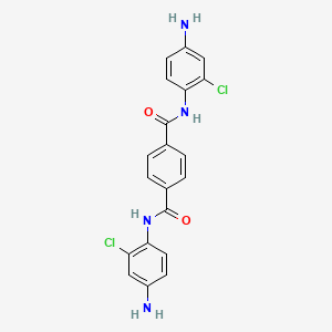 molecular formula C20H16Cl2N4O2 B15044758 N,N'-Bis-(4-amino-2-chloro-phenyl)-terephthalamide 