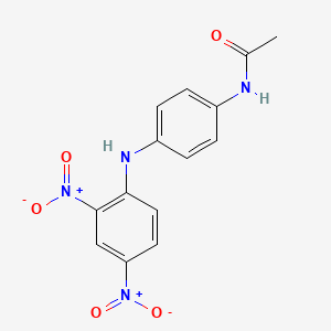 N-{4-[(2,4-dinitrophenyl)amino]phenyl}acetamide