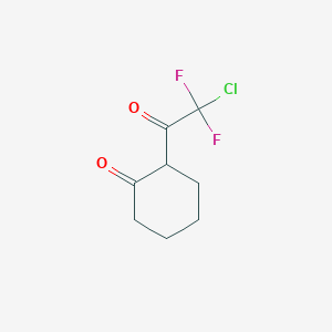 molecular formula C8H9ClF2O2 B1504485 2-(Chlorodifluoroacetyl)cyclohexanone CAS No. 2343-34-2