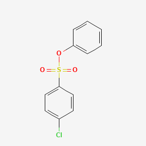 molecular formula C12H9ClO3S B15044858 Phenyl 4-chlorobenzenesulfonate CAS No. 2437-33-4