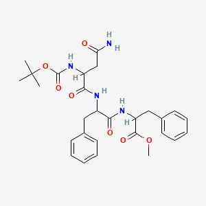 methyl N~2~-(tert-butoxycarbonyl)asparaginylphenylalanylphenylalaninate