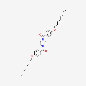 1,4-Bis[4-(nonyloxy)benzoyl]piperazine