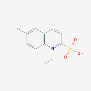 1-Ethyl-6-methylquinolinium-2-sulfonate