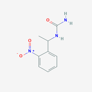 molecular formula C9H11N3O3 B1504499 1-(1-(2-Nitrophenyl)ethyl)urea CAS No. 482576-65-8