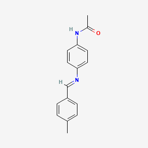 N-(4-((4-Methyl-benzylidene)-amino)-phenyl)-acetamide