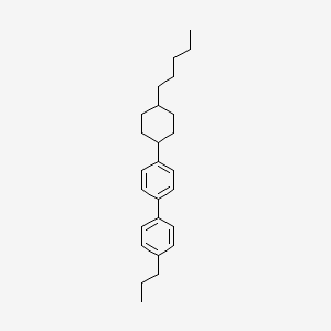 molecular formula C26H36 B15045079 1-(4-Pentylcyclohexyl)-4-(4-propylphenyl)benzene 