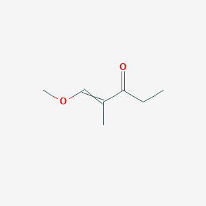 B1504510 1-Methoxy-2-methylpent-1-en-3-one CAS No. 56279-35-7