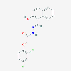 2-(2,4-dichlorophenoxy)-N'-[(E)-(2-hydroxynaphthalen-1-yl)methylidene]acetohydrazide