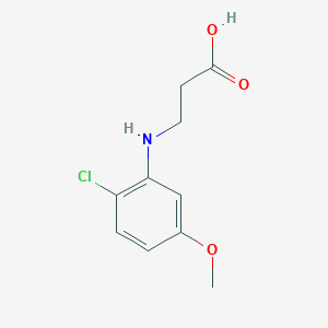 3-[(2-Chloro-5-methoxyphenyl)amino]propanoic acid