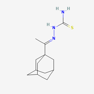 molecular formula C13H21N3S B15045159 Methyl 1-adamantyl ketone thiosemicarbazone 