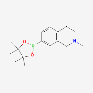 2-Methyl-7-(4,4,5,5-tetramethyl-1,3,2-dioxaborolan-2-yl)-1,2,3,4-tetrahydroisoquinoline