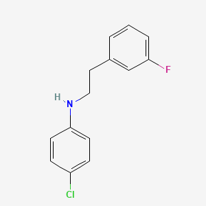 (4-Chloro-phenyl)-[2-(3-fluoro-phenyl)-ethyl]-amine