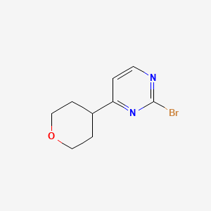 2-Bromo-4-(oxan-4-yl)pyrimidine