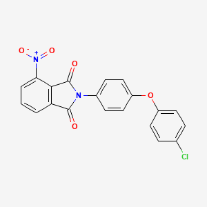 2-[4-(4-chlorophenoxy)phenyl]-4-nitro-1H-isoindole-1,3(2H)-dione