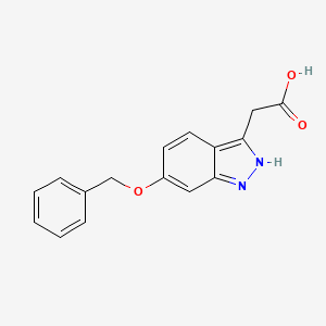 (6-Benzyloxy-1H-indazol-3-YL)-acetic acid