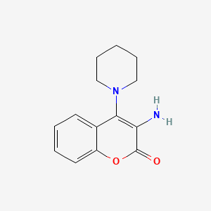 Coumarin, 3-amino-4-piperidino-