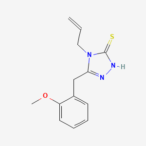 3-[(2-methoxyphenyl)methyl]-4-(prop-2-en-1-yl)-4,5-dihydro-1H-1,2,4-triazole-5-thione