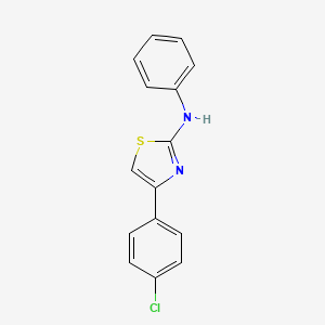 4-(4-chlorophenyl)-N-phenyl-1,3-thiazol-2-amine