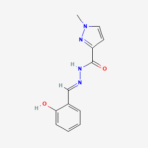 N'-[(E)-(2-hydroxyphenyl)methylidene]-1-methyl-1H-pyrazole-3-carbohydrazide