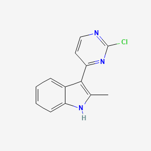 3-(2-chloropyrimidin-4-yl)-2-methyl-1H-indole