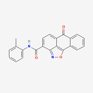 N-(2-methylphenyl)-6-oxo-6H-anthra[1,9-cd]isoxazole-3-carboxamide