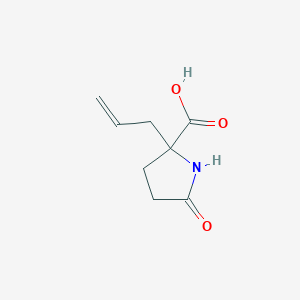 molecular formula C8H11NO3 B1504536 5-Oxo-2-prop-2-en-1-ylproline CAS No. 406478-96-4