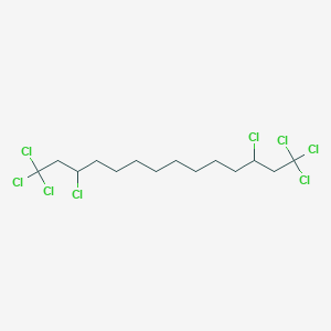 molecular formula C14H22Cl8 B1504540 1,1,1,3,12,14,14,14-Octachlorotetradecane CAS No. 865306-26-9