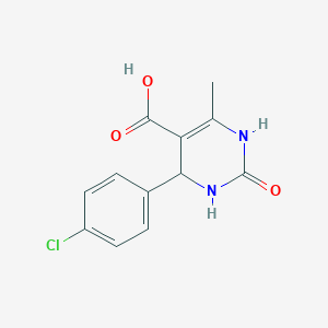 molecular formula C12H11ClN2O3 B1504541 4-(4-Chlorophenyl)-6-methyl-2-oxo-1,2,3,4-tetrahydropyrimidine-5-carboxylic acid CAS No. 891190-52-6