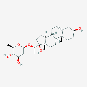 molecular formula C27H44O6 B150455 绞股蓝苷N CAS No. 39946-41-3