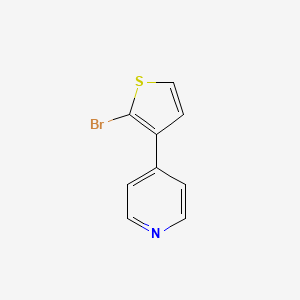 4-(2-Bromo-3-thienyl)pyridine