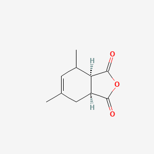 molecular formula C10H12O3 B15045539 (3aR,7aS)-4,6-dimethyl-1,3,3a,4,7,7a-hexahydro-2-benzofuran-1,3-dione 