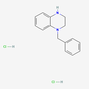 molecular formula C15H18Cl2N2 B1504554 1-Benzyl-1,2,3,4-tetrahydroquinoxaline dihydrochloride CAS No. 2602-38-2