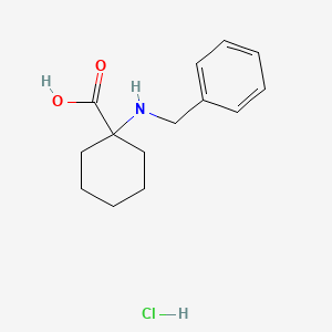 molecular formula C14H20ClNO2 B1504555 1-Benzylaminocyclohexanecarboxylic acid hydrochloride CAS No. 859927-91-6
