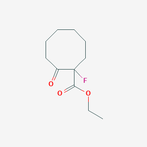 molecular formula C11H17FO3 B15045571 Ethyl 1-fluoro-2-oxocyclooctane-1-carboxylate 