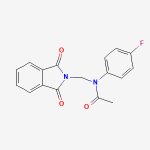 N-[(1,3-dioxo-1,3-dihydro-2H-isoindol-2-yl)methyl]-N-(4-fluorophenyl)acetamide