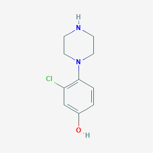 3-Chloro-4-(piperazin-1-yl)phenol